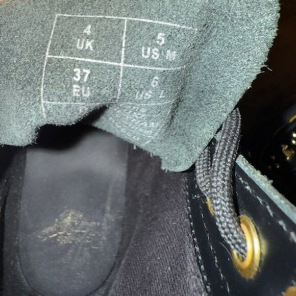 NWOT - Dr Martens 1460 Midas Smooth Leather Gold Studded Boots – RARE - Picture 16 of 16